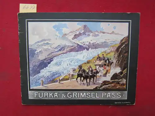 Photographie-Verlag Wehrli A.-G: Furka & Grimselpass - Souvenir-Album mit 32 Ansichten . Edition Illustrato. 