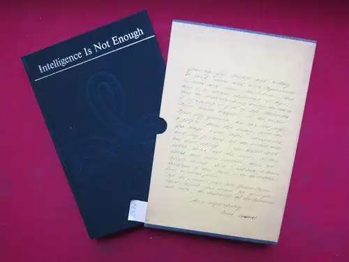 Watt, Donald B: Intelligence is not enough. The story of my first forty years and of the early years of the experiment in international living. 