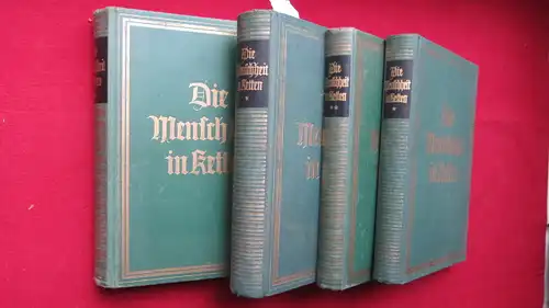 Oertzen, Friedrich Wilhelm von: Die Menschheit in Ketten : Kräfte und Mächte im Dunkeln. 2 Bände in 4 Halbbänden [komplett]. Teil 1/1: Die Ölkonzerne, 1/2:.. 