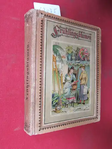 Ziegler, Helene von, Klementine Sprengel und Karl Cassau: Frühlingsblumen. Erzählungen für junge Mädchen. Mit 4 Buntbildern nach Aquarellen von B. Schäfer. 