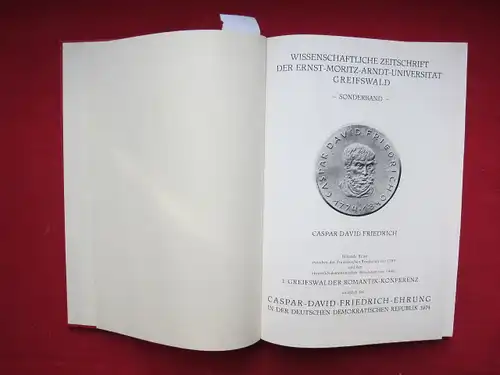 Imig, Werner [Hrsg.], Werner Rackwitz Hannelore Gärtner u. a: Caspar David Friedrich : Bildende Kunst zwischen der Französischen Revolution von 1789 und der bürgerlich-demokratischen Revolution...