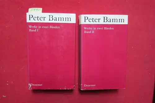 Werke in zwei Bänden (komplett). Peter Bamm, das ist: Curt Emmrich. EUR
