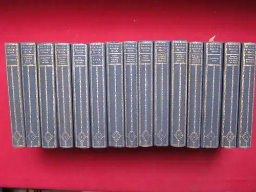 Goethe, Johann Wolfgang von, Ludwig Krähe [Hrsg.] und Franz Deibel  [Hrsg.]: Goethes sämtliche Werke in 15 Bänden (komplett). Tempel-Klassiker. 