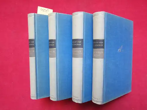 Liliencron, Detlev von und Martin Lang: Ausgewählte Werke. 4 Bände (komplett). Bd. 1: Poggfred / Bd. 2: Gedichte / Bd. 3: Gedichte / Bd. 4: Novellen. 