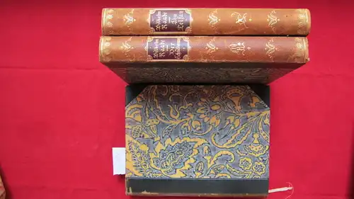 Raabe, Wilhelm und Hermann Gradl [Illustr.]: Trilogie: Der Hungerpastor. Abu Telfan. Der Schüdderump. HALBLEDERAUSGABE. Mit Steinzeichn. [Taf.] von Hermann Gradl. 