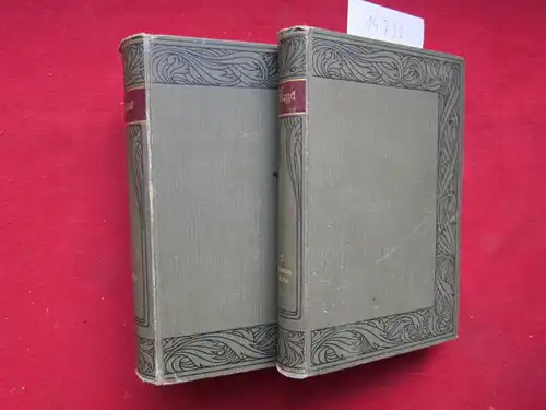 Uhland, Ludwig und Ludwig Fränkel [Hrsg.]: Uhlands Werke. 2 Bände (komplett). Band 1: Gedichte. Band 2: Dramen, Prosa. Meyers Klassiker-Ausgaben, hrsg. v. Prof.Dr. Ernst Elster. 