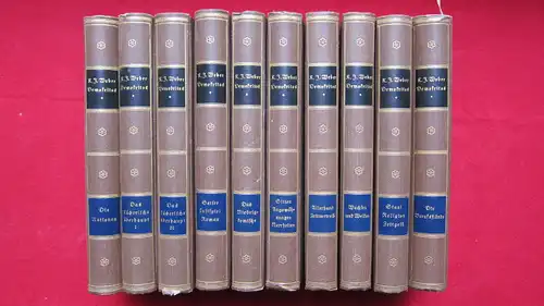 Weber, Julius Karl und Karl Martin Schiller [Hrsg.]: 10 Bände: Demokritos : oder Hinterlassene Papiere eines lachenden Philosophen. Das Lächerliche. / Die Gesellschaft. I. Abteilung - Arten und Formen: Das lächerliche überhaupt I / Das lächerliche über...