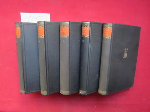 Reuter, Fritz und Carl Friedrich Müller [Hrsg.]: Fritz Reuters sämtliche Werke. [18 Teile in 5 Bänden - komplett!] Deutsche Klassiker-Bibliothek. 