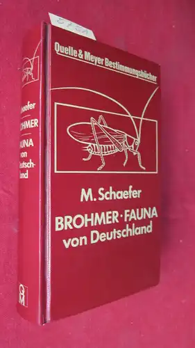 Brohmer - Fauna von Deutschland : Ein Bestimmungsbuch unserer heimischen Tierwelt. EUR