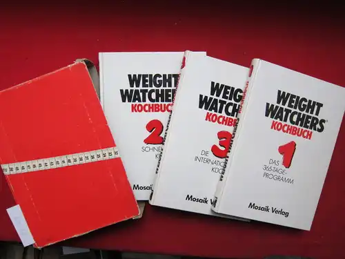 Weckopp, Gabriele, Adelheit Böhnke Heike Theiß u. a: Weight Watchers International: Weight-Watchers-Kochbuch 1 - 3. Bd. 1: Gesund und schlank durchs ganze Jahr. Das 365-Tage-Programm...