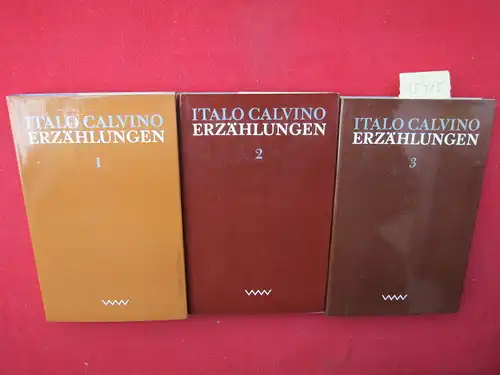 Calvino, Italo: Erzählungen. Band 1 - 3 (komplett). [Aus d. Ital.] Bd. 1: Heikle Idyllen. Bd. 2: Heikle Erinnerungen. Bd. 3: Das Heikle Leben. 