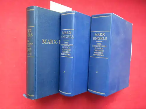 Über Deutschland und die deutsche Arbeiterbewegung; Band 1 - 3. Bd. 1: Von der Frühzeit bis zum 18. Jahrhundert / Bd. 2: Die erste Hälfte des 19. Jahrhunderts / Bd. 3: Die zweite Hälfte des 19. Jahrhunderts . EUR