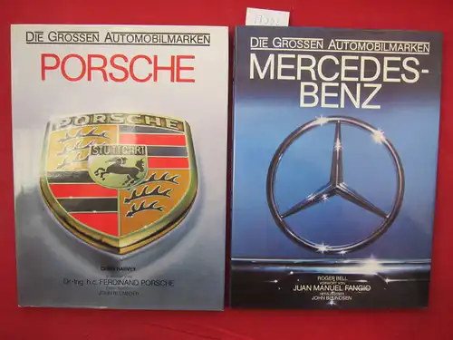 Blunsden, John (Hrsg.), Chris Harvey und Roger Bell: 1) Porsche / 2) Mercedes-Benz (2 Bände). 