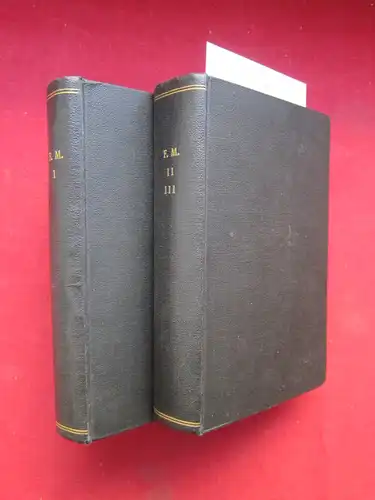 Hensel, Sebastian: Die Familie Mendelssohn : 1728-1847 ; Nach Briefen u. Tagebüchern. 3 Bände [gebunden in 2]. 