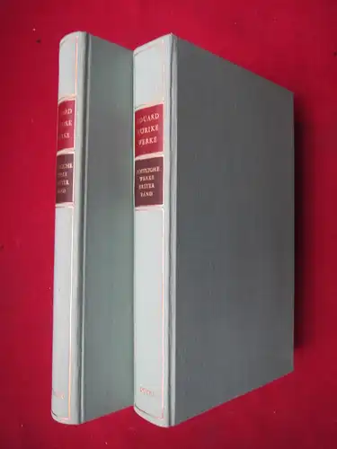 Mörike, Eduard: Sämtliche Werke; Bd. 1 und 2 (komplett als Dünndruckausgabe) In zwei in sich abgeschlossenen Bänden. EUR