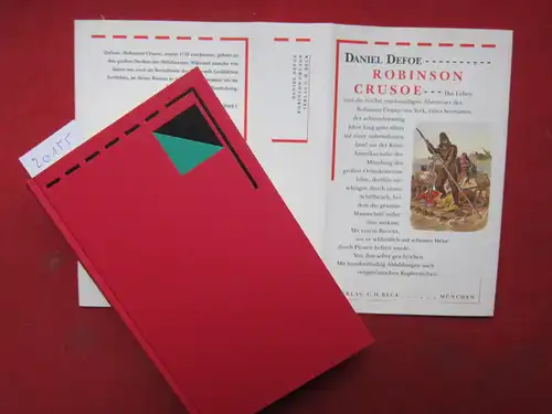 Robinson Crusoe : zwei Teile in einem Band. [Mit 150 Abb.] Aus dem Engl. von Lore Krüger und mit einem Essay von Friedemann Berger / Bibliothek des 18. Jahrhunderts EUR