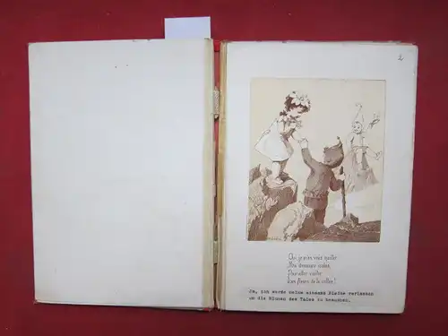 Goetz, Marguerite: Petite Edelweiss en Suisse. [Une Histoire en Images autographiee pour les Enfants.] Traduit de l`allemand par Mme. Alice Bridel. 