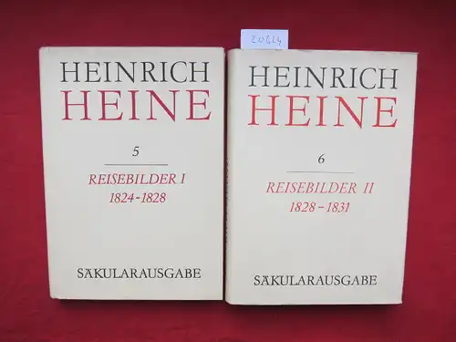 Becker, Karl Wolfgang, Heinrich Heine und Christa Stöcker: Reisebilder 1 : 1824 - 1828. / Reisebilder 2 : 1828 - 1831. [Säkularausgabe] Werke - Briefwechsel - Lebenszeugnisse. 