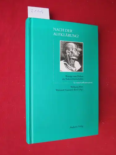 Klein, Wolfgang, Waltraud Naumann-Beyer Jochen Schlobach u. a: Nach der Aufklärung? : Beiträge zum Diskurs der Kulturwissenschaften. [Beitr. wurden aus dem Amerikan. übers. von Robert Lumer] / Literaturforschung. 