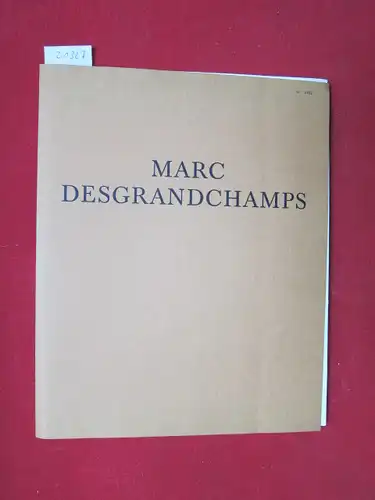 Desgrandchamps, Marc, Fabrice Hergott und Gerd Harry Lybke (Hrsg.): Palindromes. Text: Fabrice Hergott - Weisse Schatten. 