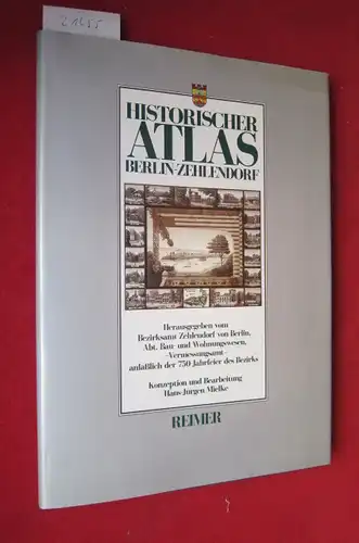 Mielke, Hans-Jürgen: Historischer Atlas Berlin-Zehlendorf. Konzeption und Bearb. Dr. Hans-Jürgen Mielke. Hrsg. vom Bezirksamt Zehlendorf von Berlin, Abteilung Bau- und Wohnungswesen, - Vermessungsamt - anlässlich der 750-Jahr-Feier des Bezirkes. 