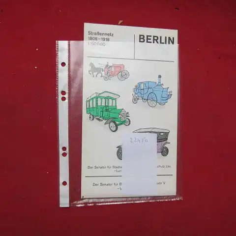 Sen. f. Bau- u. Wohnungswesen V (Hrsg.): Berlin. Straßennetz 1806-1918 [Maßstab 1:50 000]. 