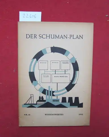 Blessing, Otto: Der Schuman-Plan : Die europäische Montan-Union. Wissenswertes Nr. 12. 