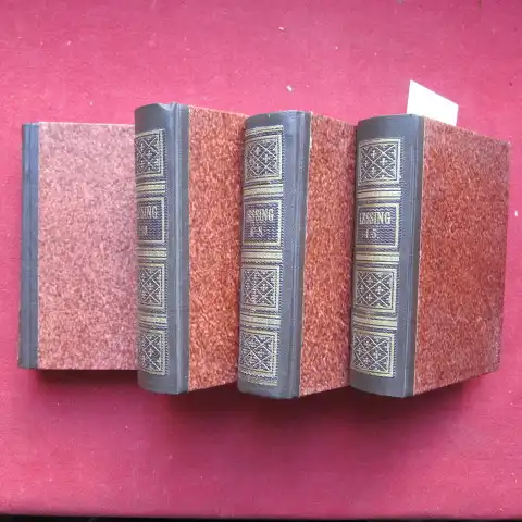 Lessing, Gotthold Ephraim: G. E. Lessing`s gesammelte Werke. Neue rechtmäßige Ausgabe. Band 1 - 10 [gebunden in 4]. 