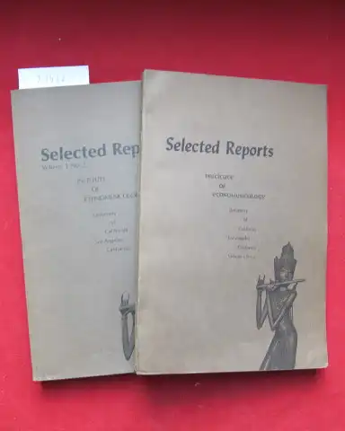 Institute of Ethnomusicology: Selected reports. Volume 1, No. 1 and 2. 