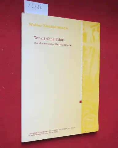 Zimmermann, Walter: Tonart ohne Ethos : der Musikforscher Marius Schneider. Akademie der Wissenschaften und der Literatur Mainz. Geistes- und Sozialwissenschaftliche Klasse: Abhandlungen der Geistes- und Sozialwissenschaftlichen Klasse ; Jg. 2003, Nr. 2. 