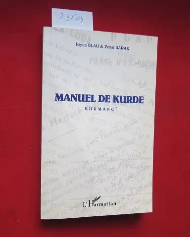 Blau, Joyce und Veysi Barak: Manuel de Kurde: Kurmanci. 