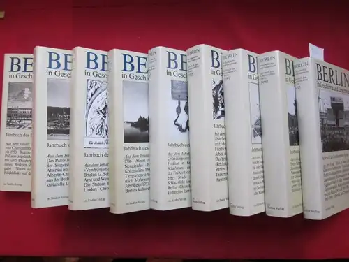 Reichhardt, Hans J. (Hrsg.), Jürgen Wetzel (Hrsg.) Dagmar Unverhau  (Hrsg.) u. a: Berlin in Geschichte und Gegenwart : Jahrbuch des Landesarchivs Berlin. 1983 - 2000 [18 Bände]. 