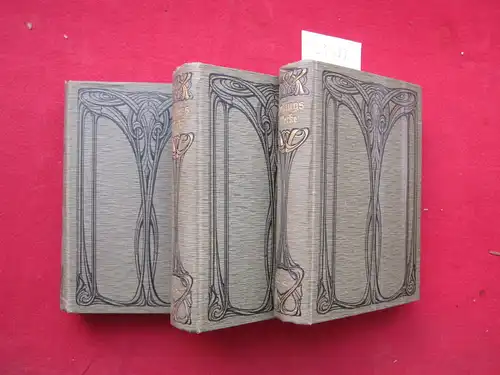 Lessing, Gotthold Ephraim und Theodor Matthias: Lessings Werke in 6 Bänden (gebunden in 3) Max Hesses neue Leipziger Klassiker-Ausgaben. 