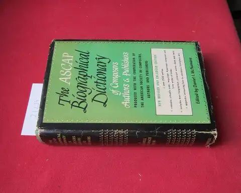 McMamara, Daniel I: The ASCAP biographical dictionary of composers, authors, and publishers. 