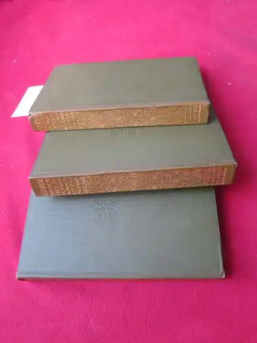 Shakespeare, William: 3 Bände: Shakespeare`s comedies. Shakespeare`s historical plays, poems & sonnets. Shakespeare`s  tragedies. Everyman`s library ed. by Ernest Rhys. Poetry and drama no. 153, 154, 155. 