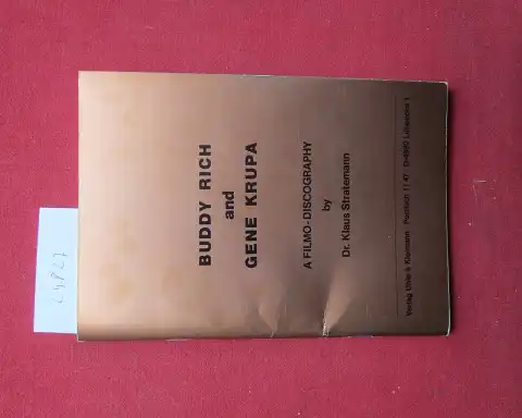 Stratemann, Klaus: Buddy Rich and Gene Krupa : a filmo-discography. 