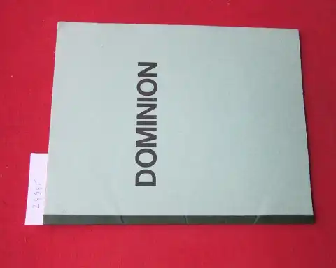 Badrock, Arthur: DOMINION Records. A catalogue & history. 