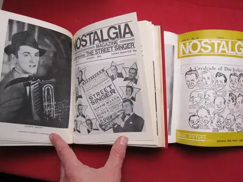 Wilson, Charlie, Collin Brown Joe Loss a. o: Nostalgia Magazine. No.1 - 24. [bound in 3] Incorporating The Street Singers. [quarterly journal]. 