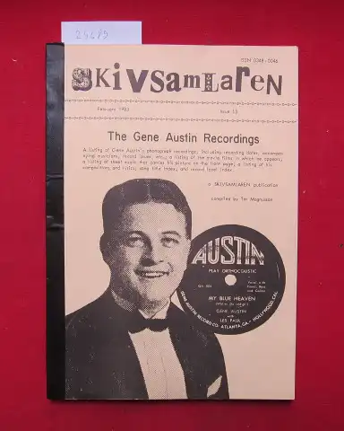 Magnusson, Tor: The Gene Austin Recordings. Skivsamlaren Issue 15. 