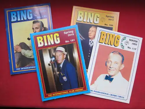 The International Crosby Circle The International Club Crosby and Bing Crosby: BING. No. 105 - 181 [77 issues] [Three issues each year.]. 