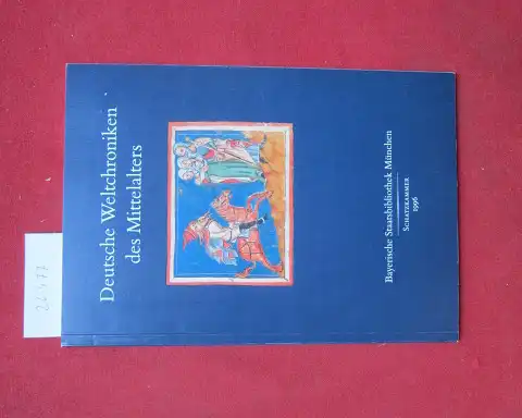 Klemm, Elisabeth: Deutsche Weltchroniken des Mittelalters : Handschriften aus den Beständen der Bayerischen Staatsbibliothek München und die Sächsische Weltchronik der Forschungs- und Landesbibliothek Gotha ; Schatzkammer 1996. 