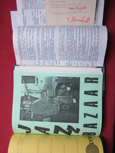 Ewert, Hans W: Jazz Bazaar. Heft 1 - 13 [gebunden in 2]. 
