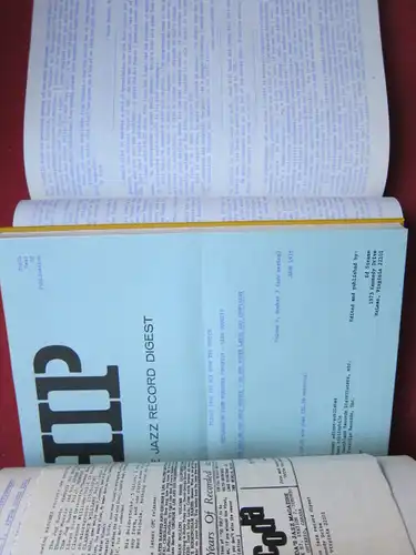 Steane, Ed (editor): HIP - the jazz record digest. Volume 7 - 10.