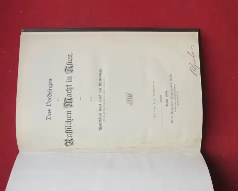 Yorck von Wartenburg, Maximilian: Das Vordringen der russischen Macht in Asien. Maximilian Graf Yorck von Wartenburg. 