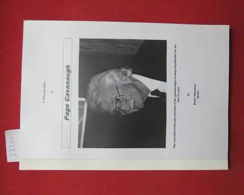 Salemann, Dieter: A discography of Page Cavanaugh. The recorded works and activities of the pianist/singer/arranger/bandleader for the last 55 years. 