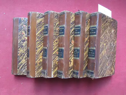 Sauerländer, Heinrich Remigius (Hrsg.): Stunden der Andacht zur Beförderung wahren Christentums und häuslicher Gottesverehrung; Bd. 1, 3 5, 7 8 [6 von 8]. Andachtsbuch einer.. 