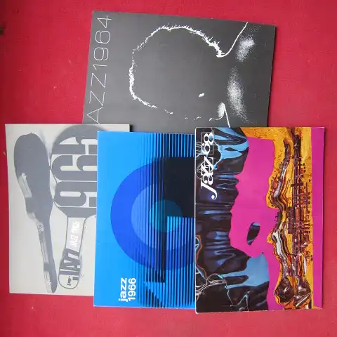 Deutsche Grammophon: Jazz 1964Jazz 1965 / Jazz 1966 / Jazz 1968 [4 Hefte]. 