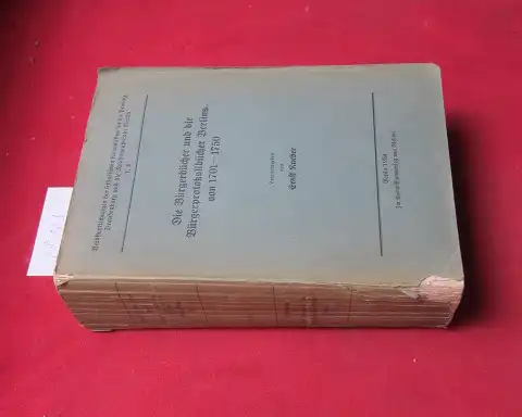 Kaeber, Ernst: Die Bürgerbücher und die Bürgerprotokollbücher Berlins von 1701-1750. (Veröff. der Historischen Komm. f.d. Prov. Brandenburg u.d. Reichshauptstadt Berlin I,4). 