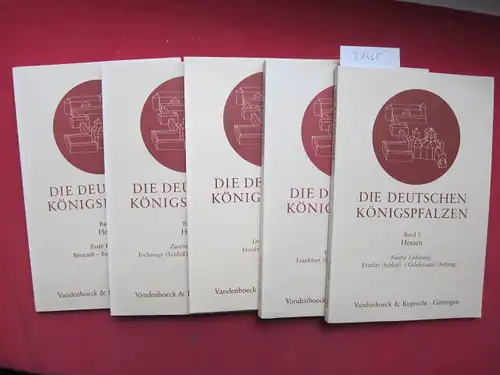 Gockel, Michael, Franz Staab und Fred Schwind: Die deutschen Königspfalzen; Bd. 1. Hessen 1. - 5. Lieferung (komplett). 