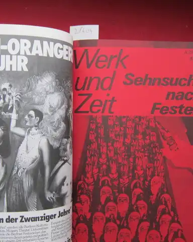 Deutscher Werkbund (Hrsg.)Norbert Adrian (Red.) Gina Angress (Red.) u. a: Werk und Zeit. Heft 4/1977 - 4/1980 + Werkbund Matrial 80/2 [15 Hefte gebunden in 1] Vierteljahreszeitschrift. 